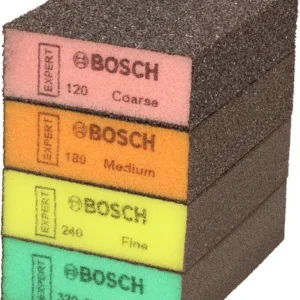 Bosch EXPERT S471 Standard brusni blok, 26×69×97 mm, 5 grubih, 5 srednjih, 5 finih, 5 superfinih, 20 delova 2608902490