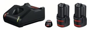 Bosch Početni set 2 x GBA 12V 2.0Ah + GAL 12V-40 Professional 1600A019R8