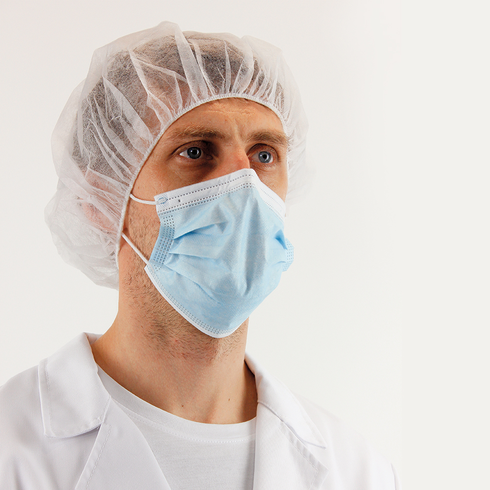 LACUNA Jednokratna kapa NORA bela (100/1) 2NORWH