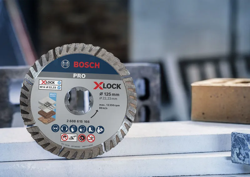 Bosch PRO Multi Material dijamantska ploča, 115 x 22,23 mm, X-Lock, 2 kom. 2608615285 - Slika 20