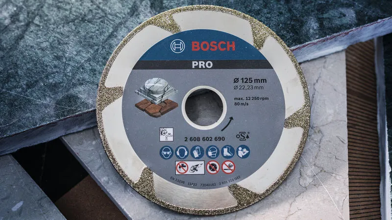 PRO Marble dijamantska rezna ploča 125×22,23 mm 2608602690