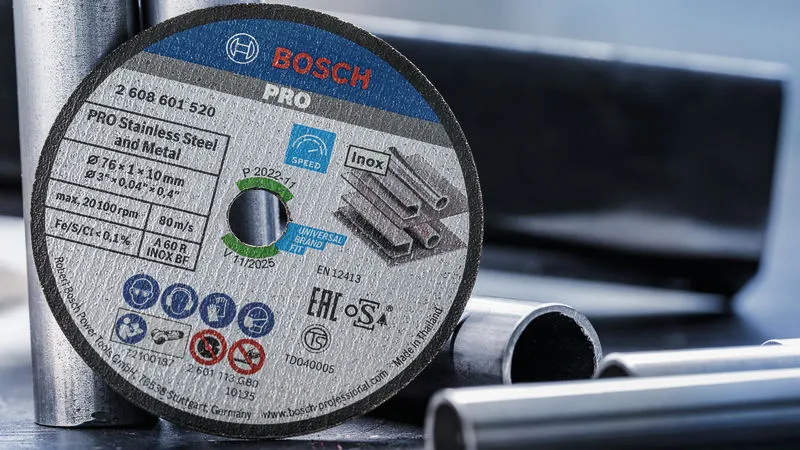 Bosch PRO Stainless Steel and Metal lepljena rezna ploča 76×1×10 mm 2608601520 - Slika 12
