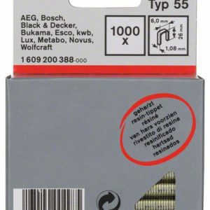 Bosch Spajalica sa uskim leđima tip 55 obložena smolom 1609200388