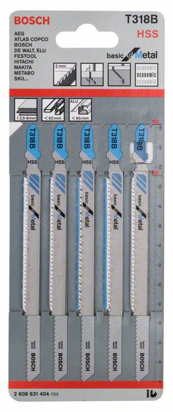 Bosch List ubodne testere T 318 B 2608631404