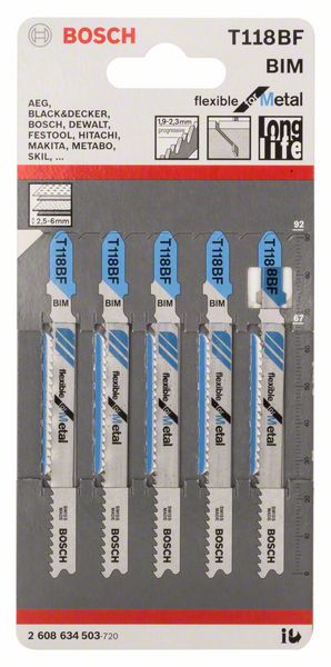 Bosch List ubodne testere T 118 BF 2608634503