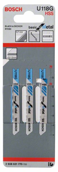 Bosch List ubodne testere U 118 G 2608631770