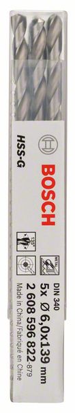 Bosch Burgija za metal HSS-G, DIN 340 2608596822