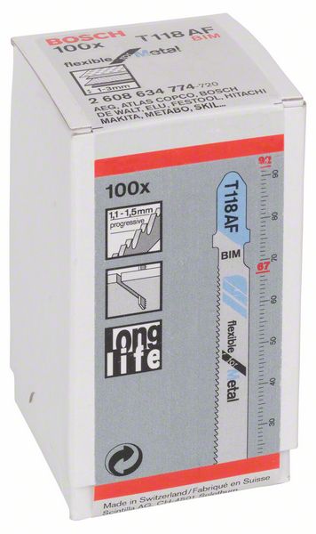 Bosch List ubodne testere T 118 AF 2608634774