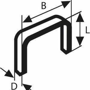 Bosch Spajalica od pljosnate žice tip 52 2609200206