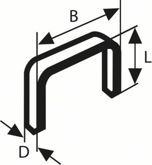Bosch Spajalica od pljosnate žice tip 54 2609200220