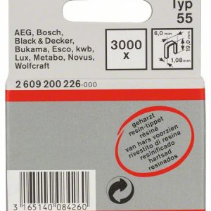 Bosch Spajalica sa uskim leđima tip 55 obložena smolom 2609200226