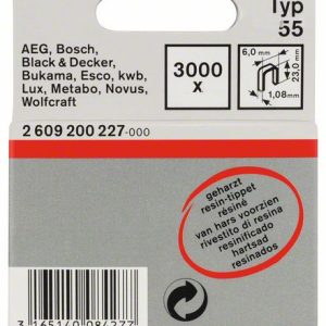 Bosch Spajalica sa uskim leđima tip 55 obložena smolom 2609200227