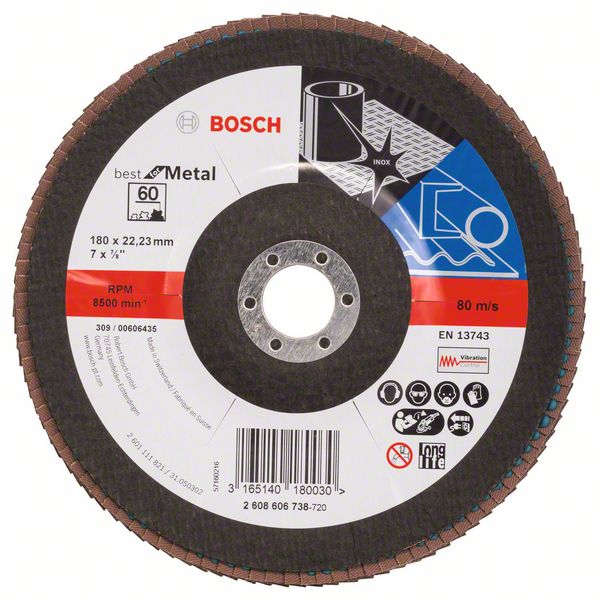 Bosch Lamelni brusni disk X571, Best for Metal 2608606738