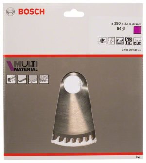 Bosch List kružne testere Multi Material 2608640509
