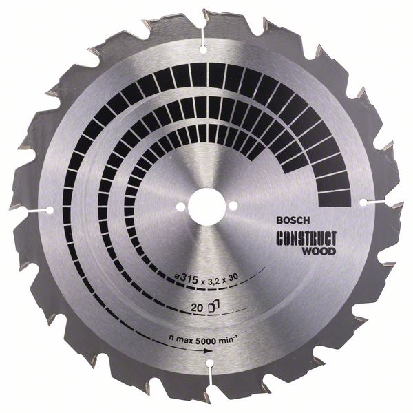 Bosch List kružne testere Construct Wood 2608640691