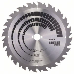 Bosch List kružne testere Construct Wood 2608640701