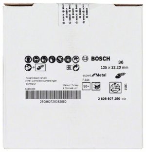 Bosch Brusni fiber disk R444, Expert for Metal 2608607250
