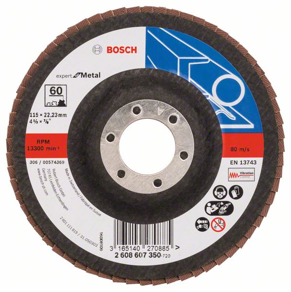 Bosch Lamelni brusni disk X551, Expert for Metal 2608607350
