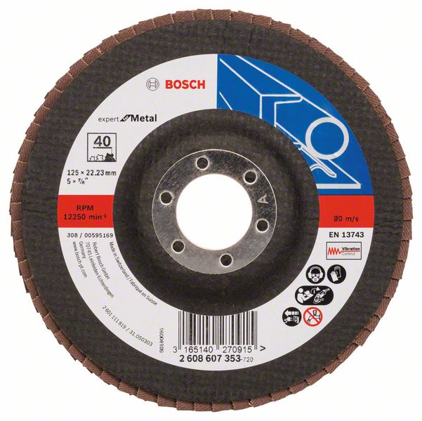 Bosch Lamelni brusni disk X551, Expert for Metal 2608607353