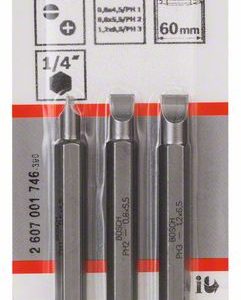 Bosch 3-delni set dvostranih nastavaka 2607001746