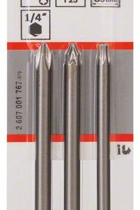 Bosch 3-delni set bitova odvrtača ekstra-tvrdi 2607001767