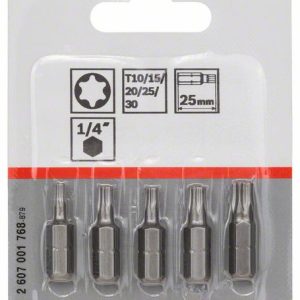 Bosch Komplet Extra Hard nastavaka za odvrtače, 5 delova 2607001768