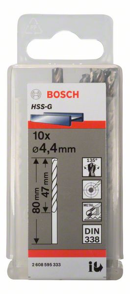 Bosch Burgija za metal HSS-G, DIN 338 2608595333