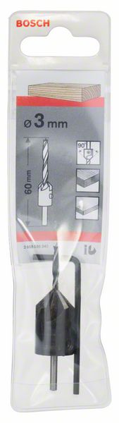 Bosch Spiralna burgija za drvo sa upuštačem 2608595345