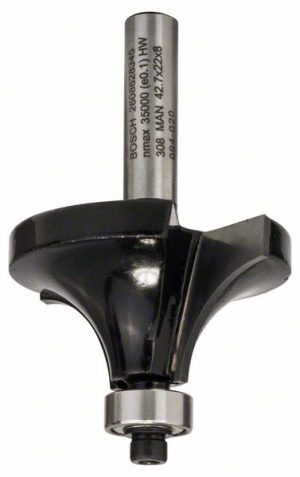 Bosch Glodalo za zaobljavanje, 8 mm, R1 15 mm, L 22 mm, G 66 mm 2608628345