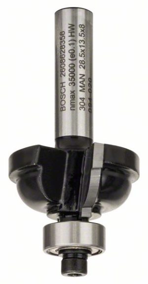 Bosch Glodalo za profilisanje ivica F, 8 mm, R1 6,3 mm, D 28,5 mm, L 13,2 mm, G 54 mm 2608628356