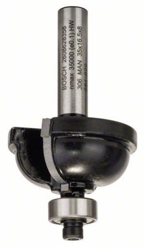 Bosch Glodalo za profilisanje ivica F, 8 mm, R1 9,5 mm, D 35 mm, L 16,2 mm, G 59 mm 2608628358
