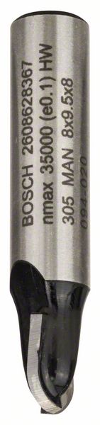Bosch Glodalo za poluokrugle kanale, R1 4 mm, D 8 mm, L 9,2 mm, G 40 mm 2608628367