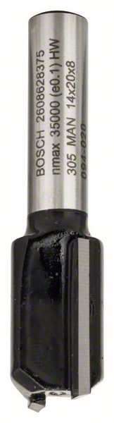 Bosch Ravno glodalo, 8 mm, D1 14 mm, L 19,6 mm, G 51 mm 2608628375
