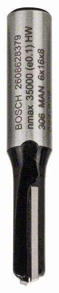 Bosch Ravno glodalo, 8 mm, D1 6 mm, L 15,7 mm, G 48 mm 2608628379