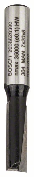 Bosch Ravno glodalo, 8 mm, D1 7 mm, L 19,6 mm, G 51 mm 2608628380