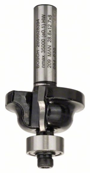 Bosch Glodalo za profilisanje ivica B, 8 mm, R1 4 mm, B 8 mm, L 12,4 mm, G 54 mm 2608628394