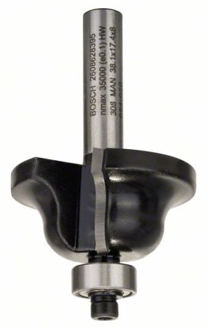 Bosch Glodalo za profilisanje ivica B, 8 mm, R1 6,3 mm, B 12,7 mm, L 17 mm, G 61 mm 2608628395