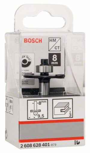 Bosch Pločasto glodalo, 8 mm, D1 32 mm, L 3 mm, G 51 mm 2608628401