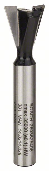 Bosch Glodalo za zupčaste žlebove, 8 mm, D1 14 mm, L 14 mm, G 55 mm, 15° 2608628408