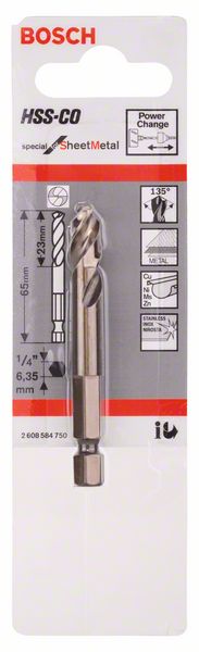 Bosch Burgija za centriranje HSS-Co 2608584750