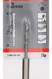 Bosch Spiralna burgija za drvo, 1/4" šestostrana drška 2608595519