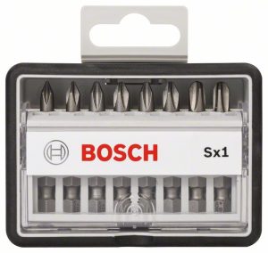 Bosch 8-delni komplet Robust Line nastavaka za odvrtače Sx PH, verzija Extra Hard 2607002556