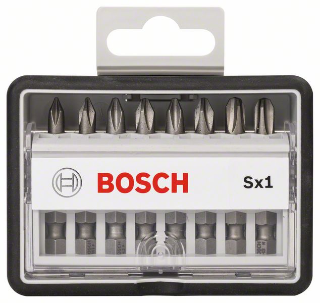 Bosch 8-delni komplet Robust Line nastavaka za odvrtače Sx PH, verzija Extra Hard 2607002556