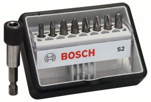 Bosch Komplet Robust Line nastavaka za odvrtače S PZ, verzija Extra Hard, broj delova: 8+1 2607002561