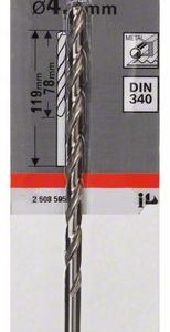 Bosch Burgija za metal HSS-G, DIN 340 2608595680