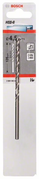 Bosch Burgija za metal HSS-G, DIN 340 2608595681