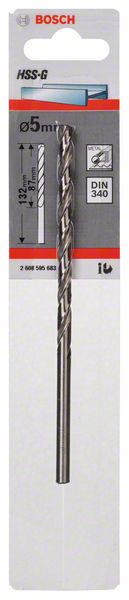 Bosch Burgija za metal HSS-G, DIN 340 2608595683