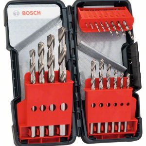 Bosch 18-delni Toughbox komplet burgija za metal HSS-G, DIN 338, 135°, 1–10 mm 2607019578