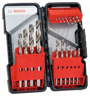 Bosch 18-delni Toughbox komplet burgija za metal HSS-G, DIN 338, 135°, 1–10 mm 2607019578