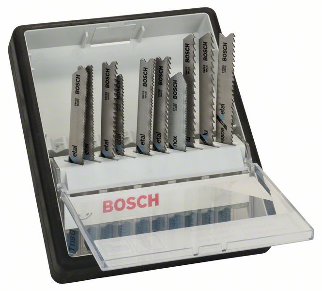 Bosch 10-delni Robust Line komplet listova ubodne testere sa T držačem Metal 2607010541
